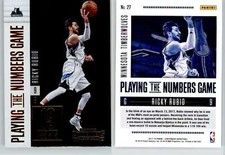 Ricky Rubio 2017-18 Contenders Playing the Numbers Game #27