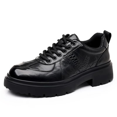 Men Business Casual Leather Shoes Career Dress Male Derby Shoe Loafers Office