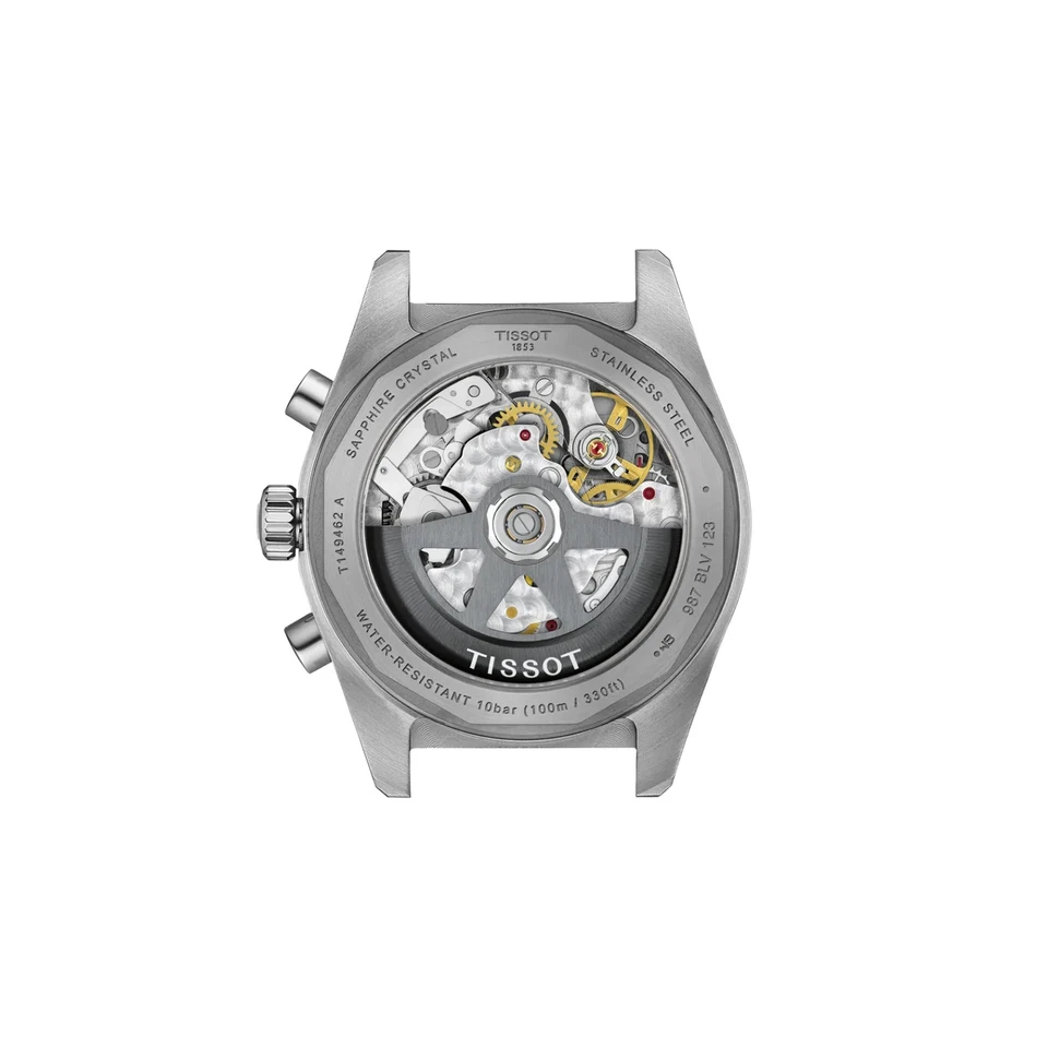 Tissot PR516 White Dial Blue Bezel Auto Men's Watch T1494621101100 - Image 3 of 4