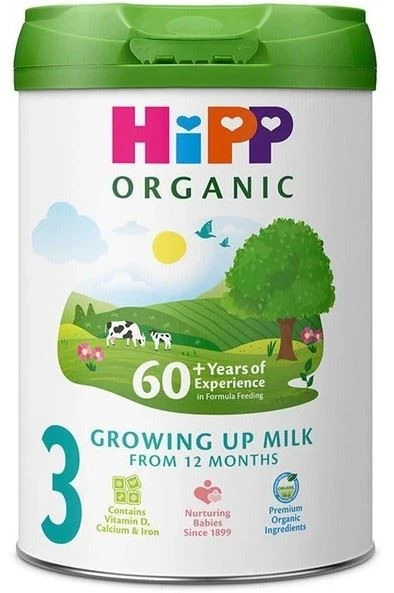 HiPP Organic 3 Growing Up Baby Milk Powder - 800g
Opens in a new window or tab