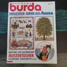burda special Kreuzstich-Serien aus Anna, Märchen und Katzenbilder, Mustertücher