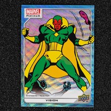 2023 Upper Deck Marvel Platinum # 167 Vision - Blue Surge (33)
