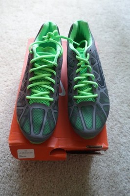 Size 8.5 - Nike Air Max+ 2011 Cool Grey Neon Lime