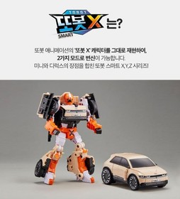 Tobot Smart X Transformer Robot Hyundai IONIQ 5 Vehicle Kids Toys Ages 3+ 55580