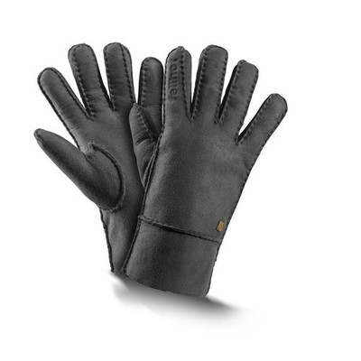 Premium Fingerhandschuhe aus hochwertigen Lammfell Leder 6-11 anthrazit Unisex