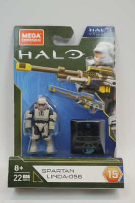 #ad #ad MEGA Construx Halo Universe Spartan Linda 058 Series 15 HDP49 NISB $15.97