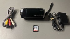 JVC EVERIO GZ-E306BU Camcorder - 16GB Card, Charger, Battery