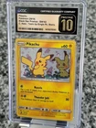 2019 POKEMON PIKACHU BLACK STAR PROMO #SM162 HOLO TEAM UP CGC 10 PRISTINE