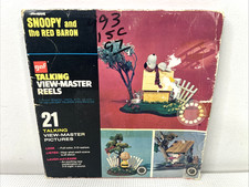 GAF Talking View Master Reels - Snoopy And The Red Baron 1973 Missing Cassette