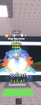 Digi Narwhal Cyber Secret Game Asset Virtual Collectible In-Game Item
