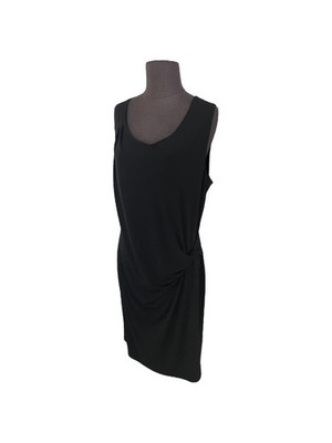 Clara Sun Woo Dress Ruched Drape Sleeveless Women's Size XS