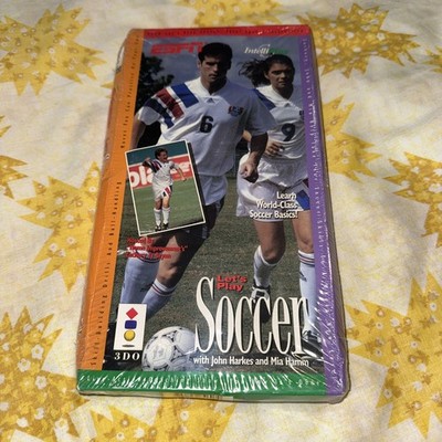 ESPN: Let's Play Soccer (3DO, 1994) CIB COMPLETE LONGBOX NEW SEALED GAME