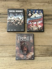 Lot Of 3 DVD WWE - Royal Rumble 2007 Wrestling, Bragging Rights 2009 & Triple H