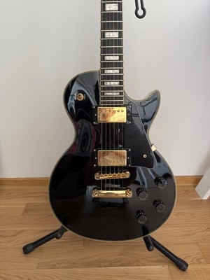 Epiphone Les Paul Custom Epiphone schwarz mit Hardcase