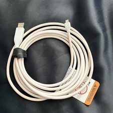 Nest USB Standard Type A Male to Micro USB Male Round Cable White 6 ft