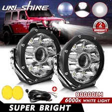 AUXBEAM 5inch LED Light Cube Bar Spot Beam Pods Driving Fog Lamp Offroad ATV UTV