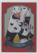 2014-15 O-Pee-Chee Platinum Retro Red Rainbow Joe Pavelski #19 5q7