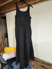 Amazon Essentials Women's Sleeveless Elastic Waist Summer Maxi Dress, Size Small