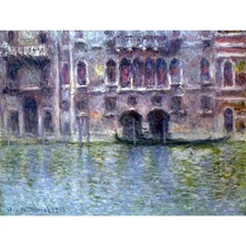 Palazzo da Mula, Venice by Monet - 24x32 Inch Rolled Canvas Wall Art Print