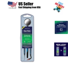 Professional Oral Care Kit, Complete Set of Dental Tools Including Mirror, De...