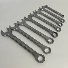 Master Forge 8 pcs Combination Wrench Set 12 Point SAE