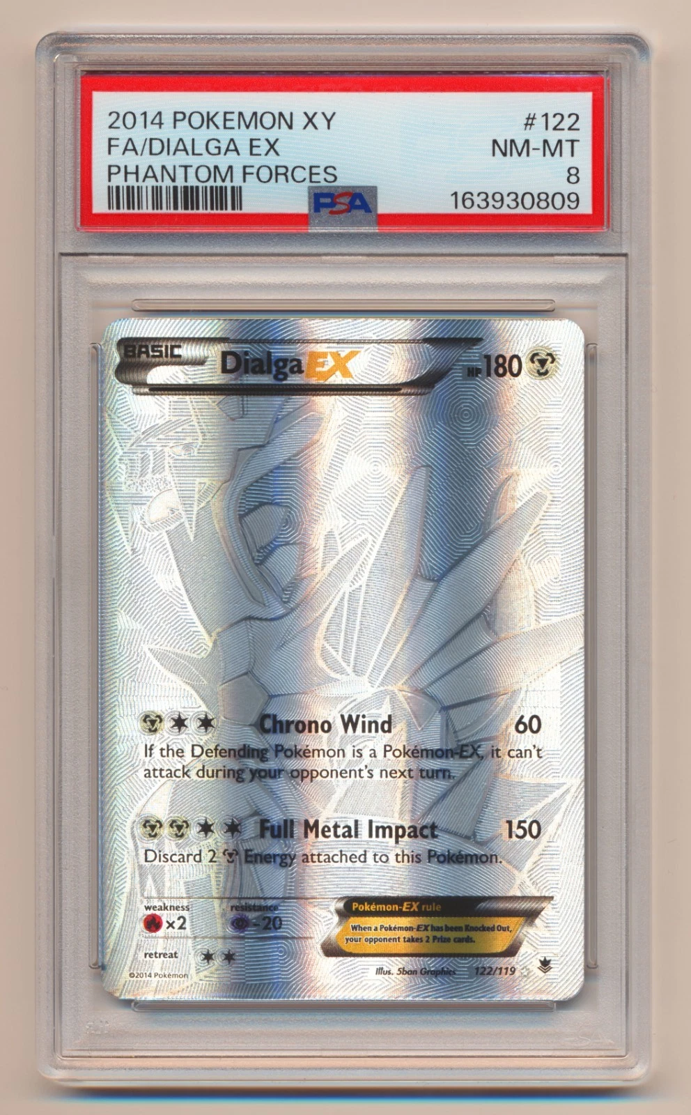 Dialga-EX - Phantom Forces #122 Price & Value ($1022.30) | PokeScope