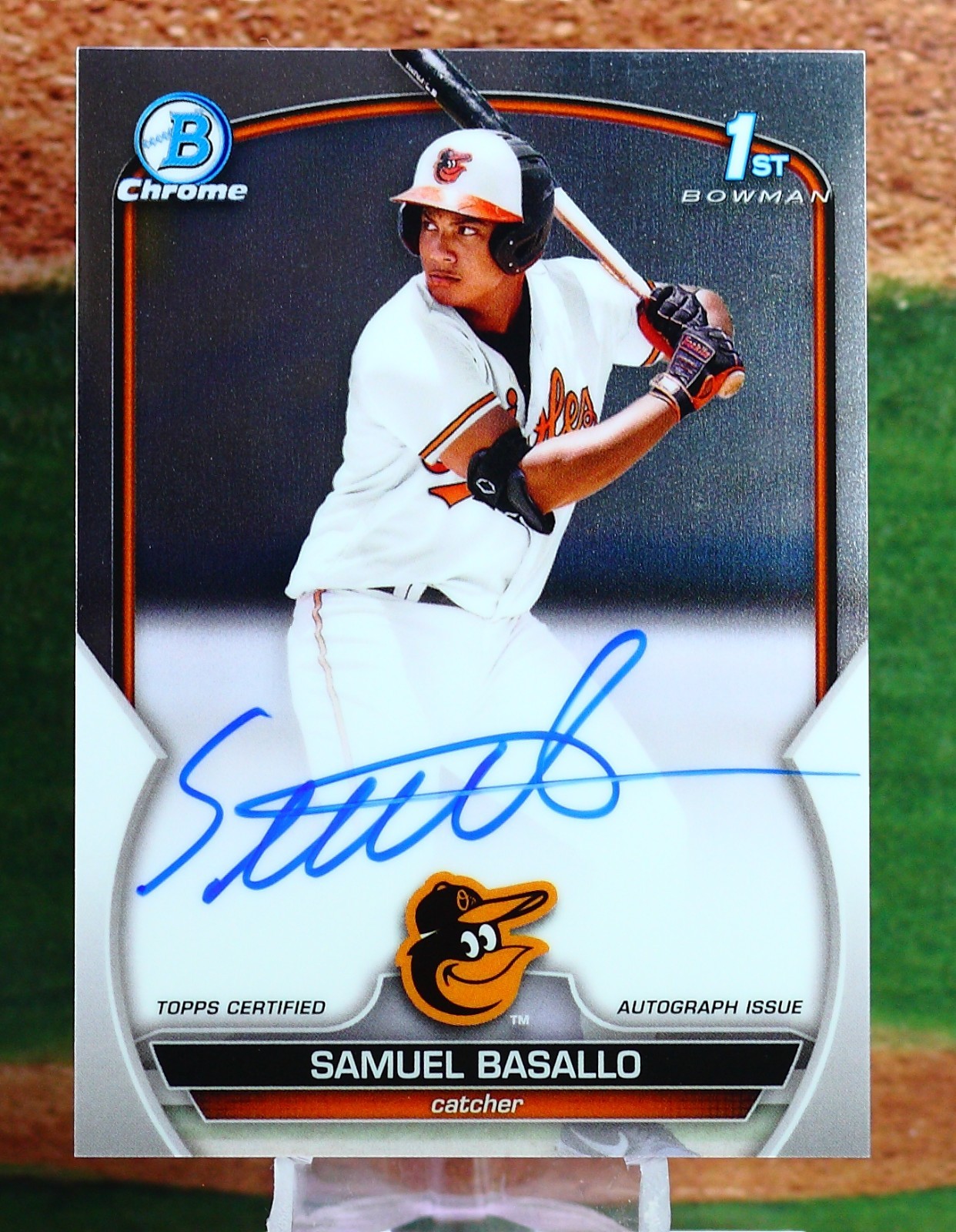 SAMUEL BASALLO - 2023 BOWMAN CHROME PROSPECT AUTOGRAPH #CPASB