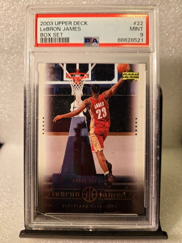 2003-04 Upper Deck Box Set #22 Lebron James ROOKIE RC PSA 9 Graded Card NBA 03