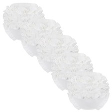 5 Pack White Ruffle Diaper Cover - Baby Bloomers, Cute Cotton Baby Girl Short...