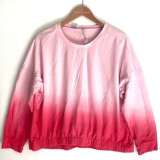  A53 NEW RBX ombr  pink long-sleeve sweatshirt, Size XL NWOT