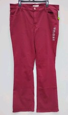 MAURICES M Jeans Red Slim Boot Mid Fit Women's Jeans 18W regular NEW