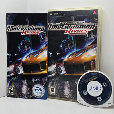 Need For Speed: Underground Rivals for Sony PSP - Game with Case and Manual