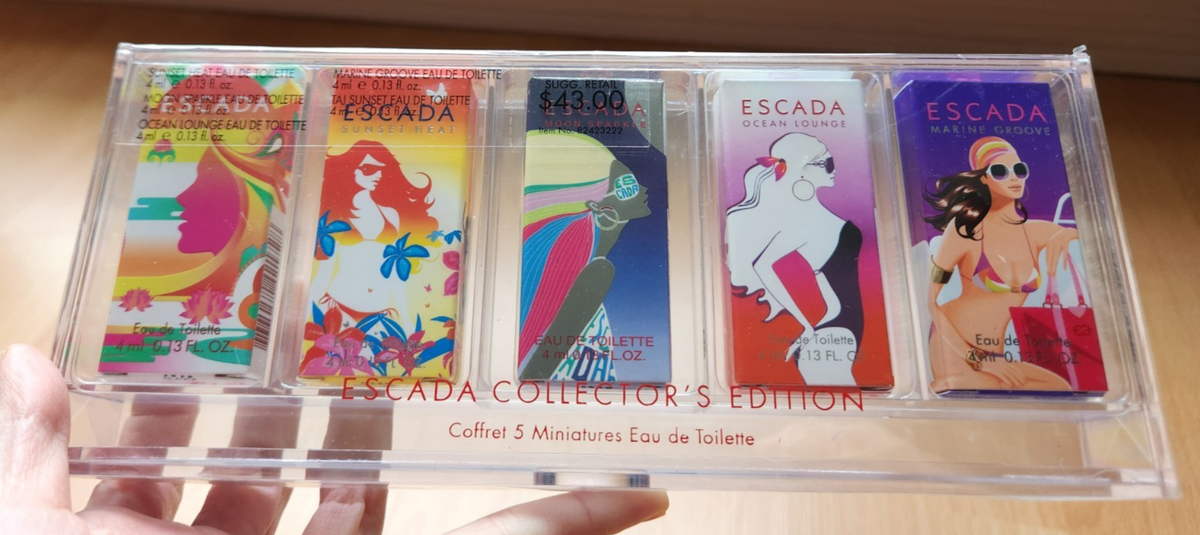 NEW VTG Escada collector's edition Miniature Perfume set | eBay
