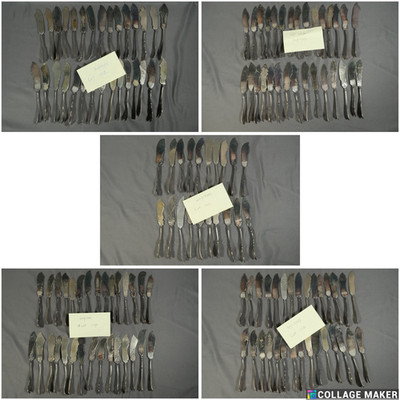 Lot of  Vintage Silverplated Twist Handle Butter Spreaders for Your Choice