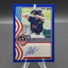 2025 Panini USA Stars & Stripes Alex Harrington Blue AUTO /100 Rookie