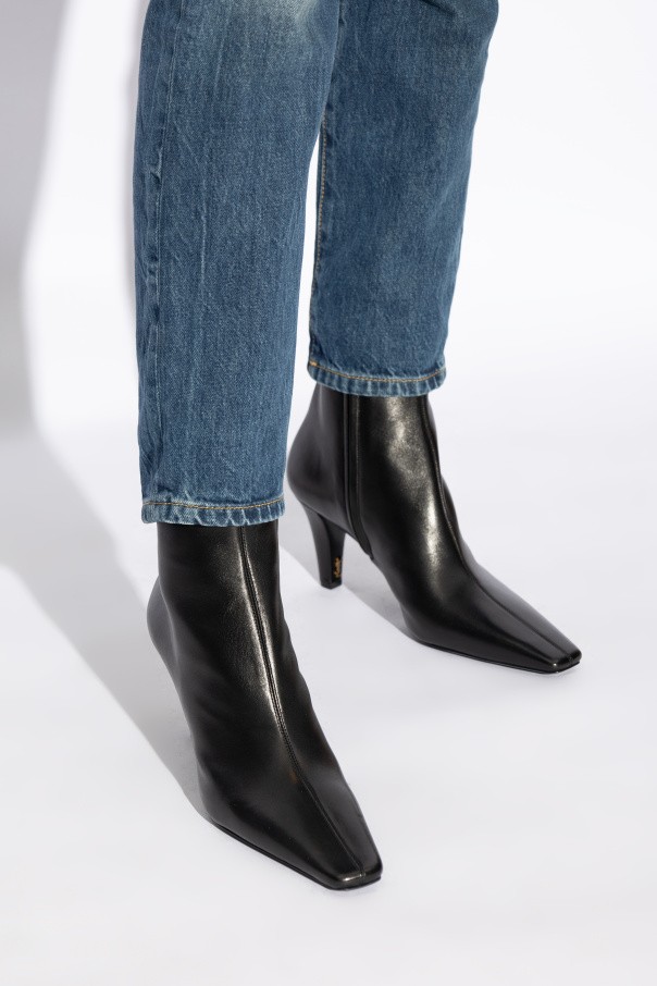 Saint Laurent - Women - Heeled ankle boots Jill - Black thumbnail 2