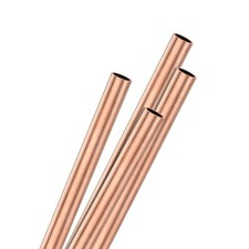 4er-Pack Messing Rundrohr 250mm, &Oslash;5mm, f&uuml;r Bau/Maschinenbau/DIY