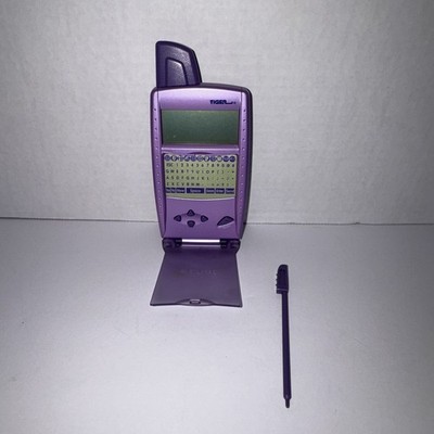 Vintage 2001 E Chat Tiger Electronics HTF Hasbro Purple/ tested turns on