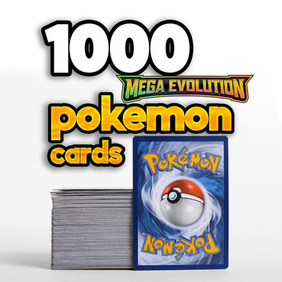 1000 CARD POKEMON BULK LOT ALL HOLOS GUARANTEED EX GX V ETC. HITS