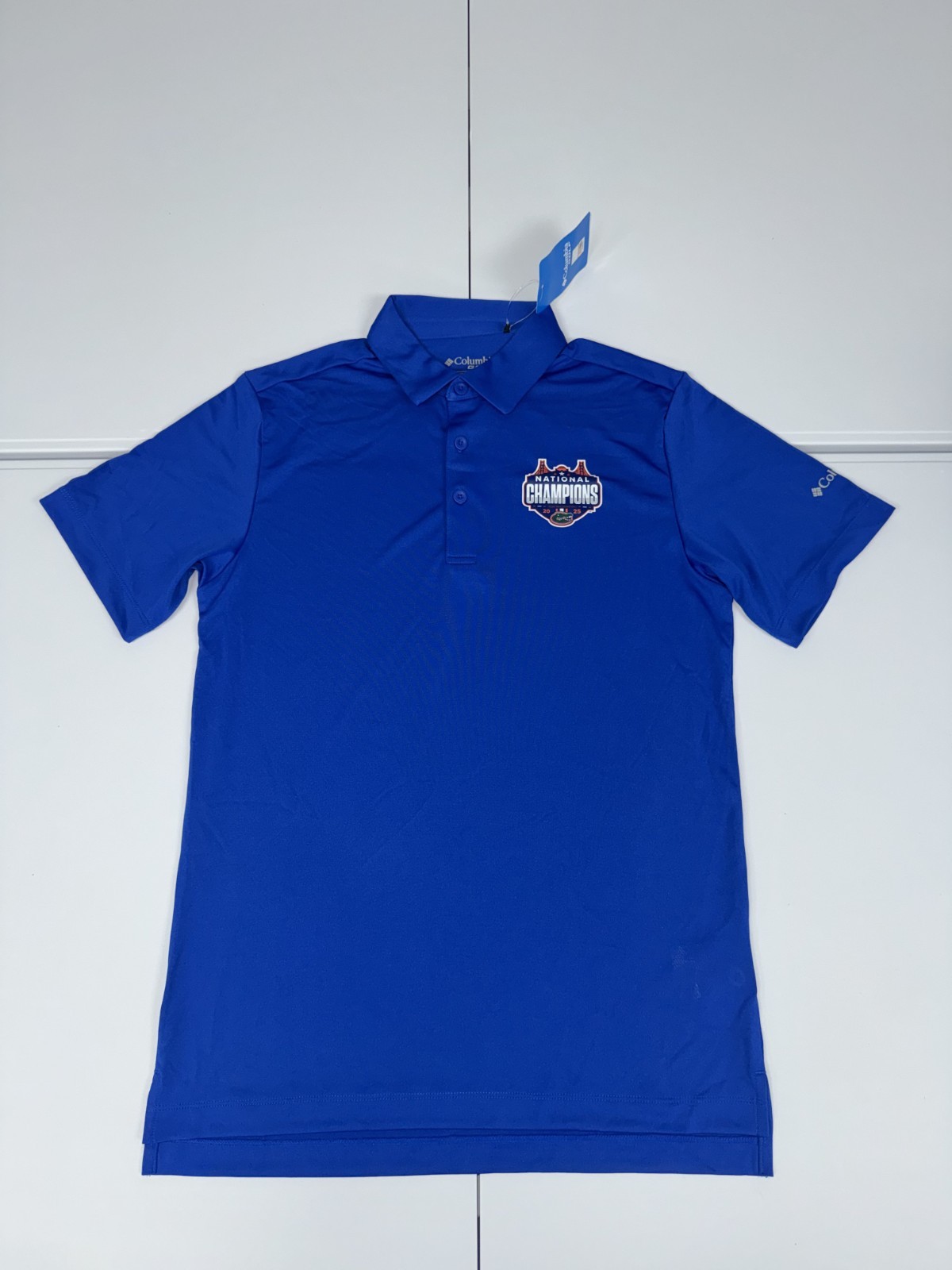 Columbia Golf Florida Gators Men's Polo Shirt 2025 National Champs Pick Size