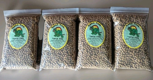 Aquatic Turtle Food 4, 1 Pound Packages Floating 38% Protein Free Shipping!