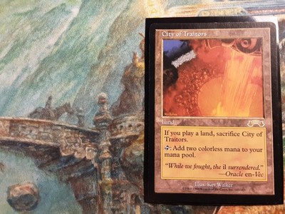 City of Traitors Exodus (PANGOLIN MTG) F: NM B:NM. 9 Pics!! Iconic Reserved List