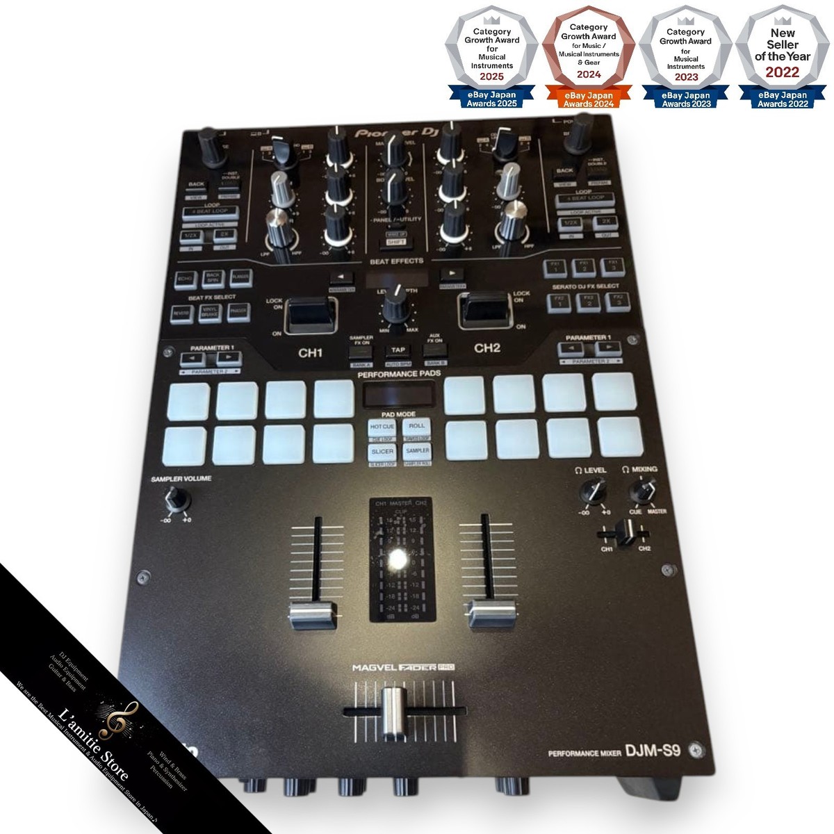 Pioneer DJM-S9 Performance Battle DJ Mixer Serato 2-Channel 2ch