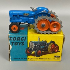 FORDSON "POWER MAJOR" WITH "ROADLESS" HALF TRACKS NO 54 CORGI TOYS  DIE-CAST