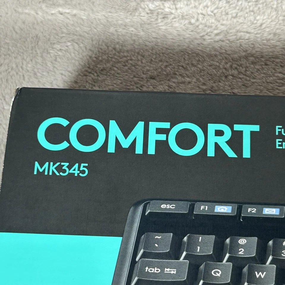 NEW Sealed Logitech MK345 Comfort Wireless Keyboard & Mouse Combo Set Brand New - Image 2 of 4