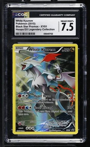 CGC 7.5 White Kyurem XY81 Black Star Promo Holo Pokemon Card