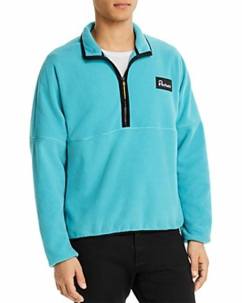Мужской флисовый свитер Penfield Melwood Fleece на молнии Baltic Teal-Средний размер