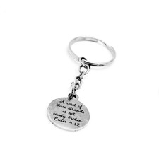Three Strands Is Not Easily Broken Charm Keychain, Ecclesiastes 4 12, Wedding