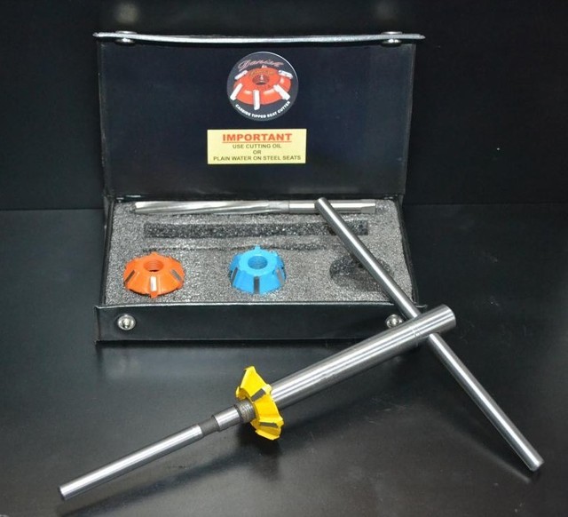 VALVE SEAT CUTTERS KIT CARBIDE TIPPED 1.516" 30 Deg 1.203" 45 deg