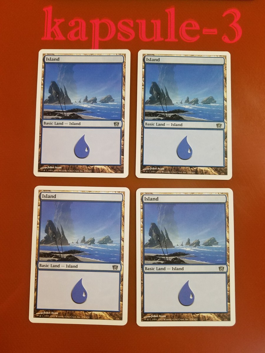 4x Island | Basic Land 336/350 | 8th Edition | MTG Magic Cards | eBay